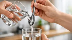 コップからコップへこぼさない注ぎ方はスプーン1本で解決する