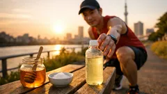 はちみつに塩をちょい足しはなぜ？運動前後の糖とナトリウム補給をやさしく解説