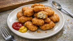 鶏むね×絹豆腐でしっとりふわふわ：お豆腐入りナゲットの簡単レシピ